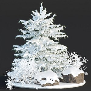3D Snow garden collection vol 170