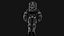 3D Combat Suit 03 - Dark - Backpack