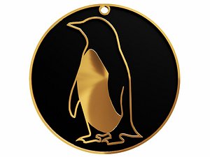 3D model Penguin Pendant