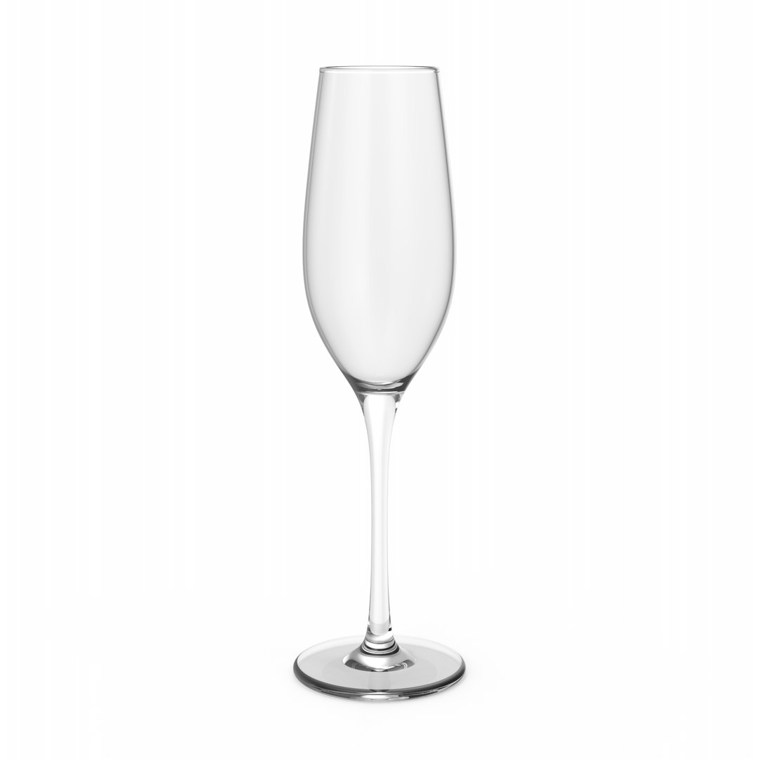 Champagne Glass 3D Model - TurboSquid 1951169