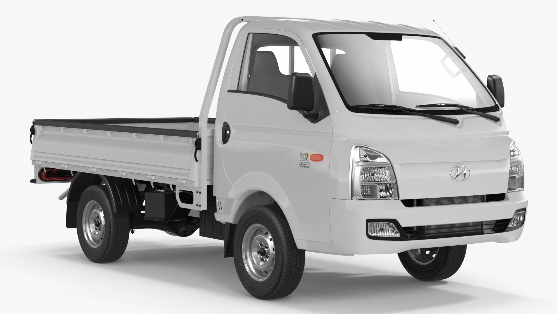 Flatbed Truck Hyundai HR 2023 3D model preview