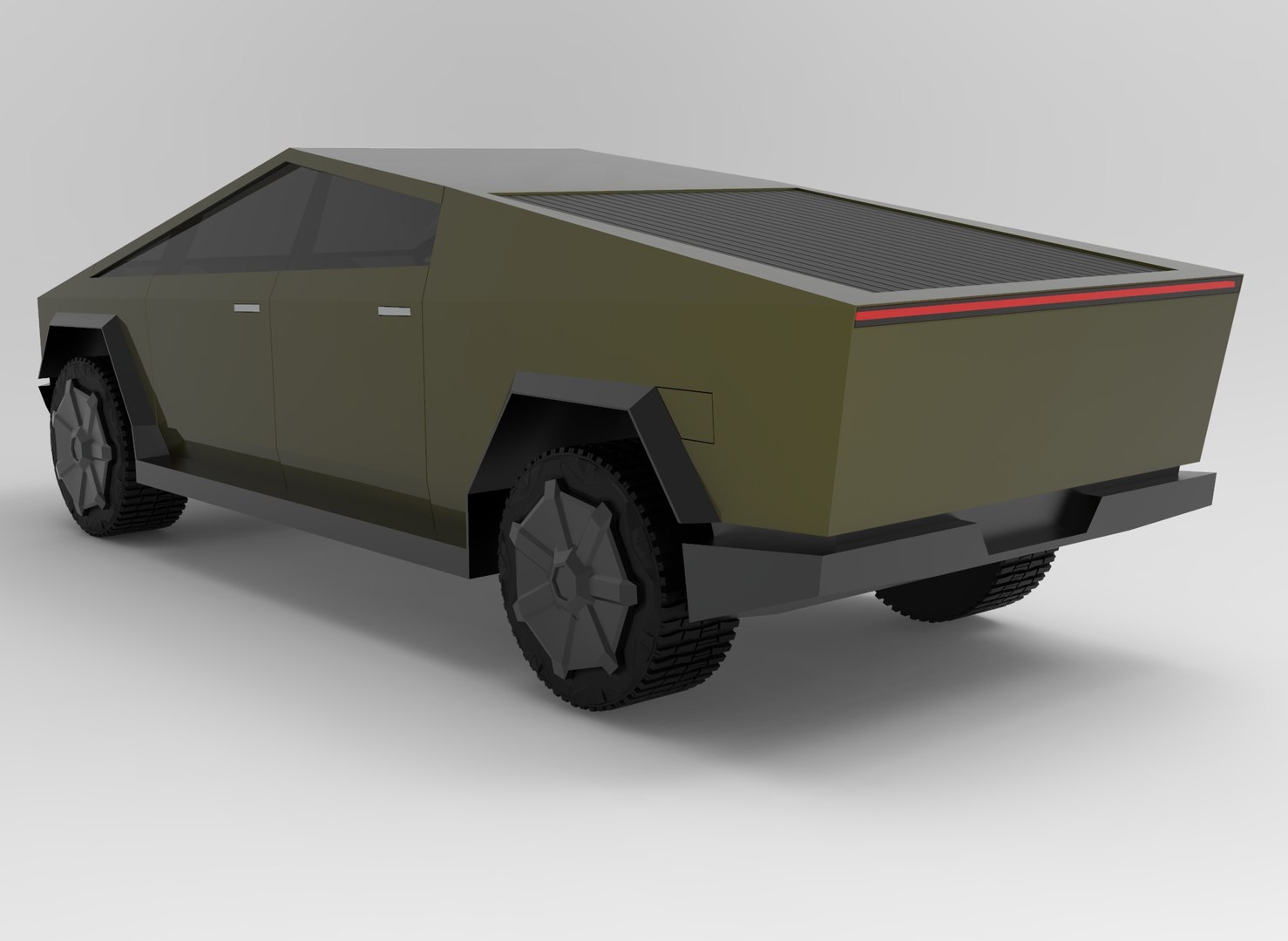 3d Cyber Truck 2019 Tesla Model - Turbosquid 1476052