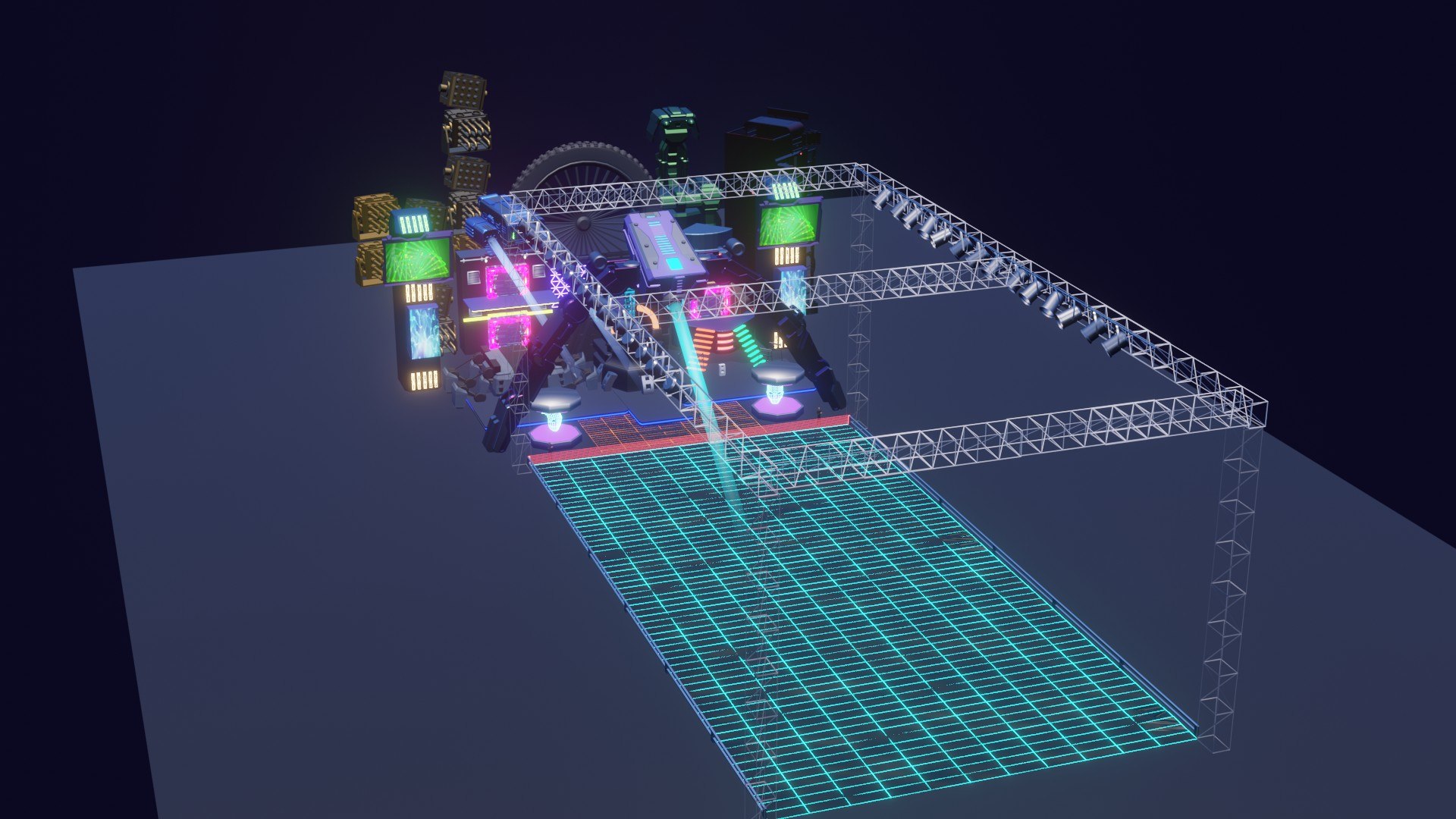 3D show stage design model https://p.turbosquid.com/ts-thumb/fP/VedAxm/hm/220001/jpg/1706539602/1920x1080/fit_q87/0fa6cb571bc57475a23ca55540fafaf8ecd0ac43/220001.jpg