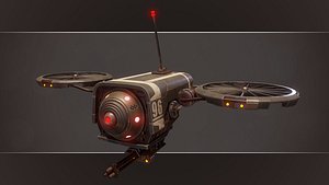 PBR Sci-FI Military Drone