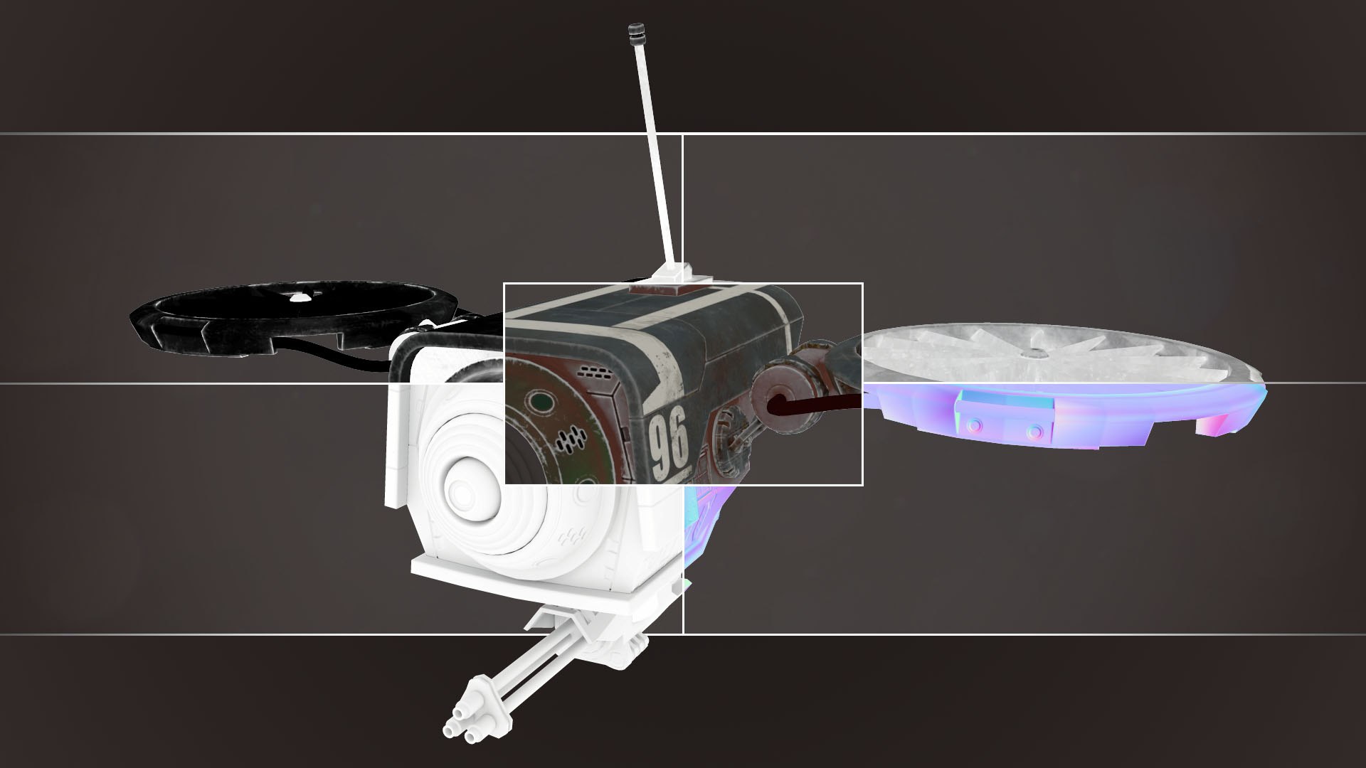 pbr sci-fi military drone 3d model https://p.turbosquid.com/ts-thumb/fP/WddjMP/lPmTZV66/scr7/jpg/1485766217/1920x1080/fit_q87/4f280647a92e11577a72d8964c98b9600a2d5b80/scr7.jpg