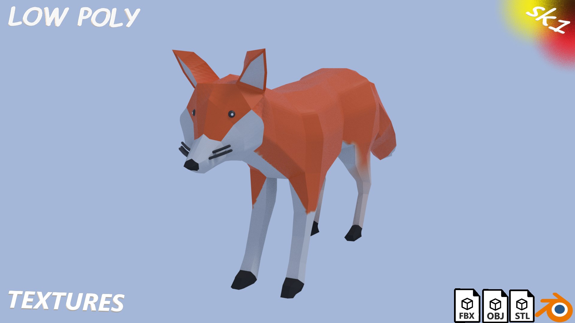 Fox Model - TurboSquid 2220483
