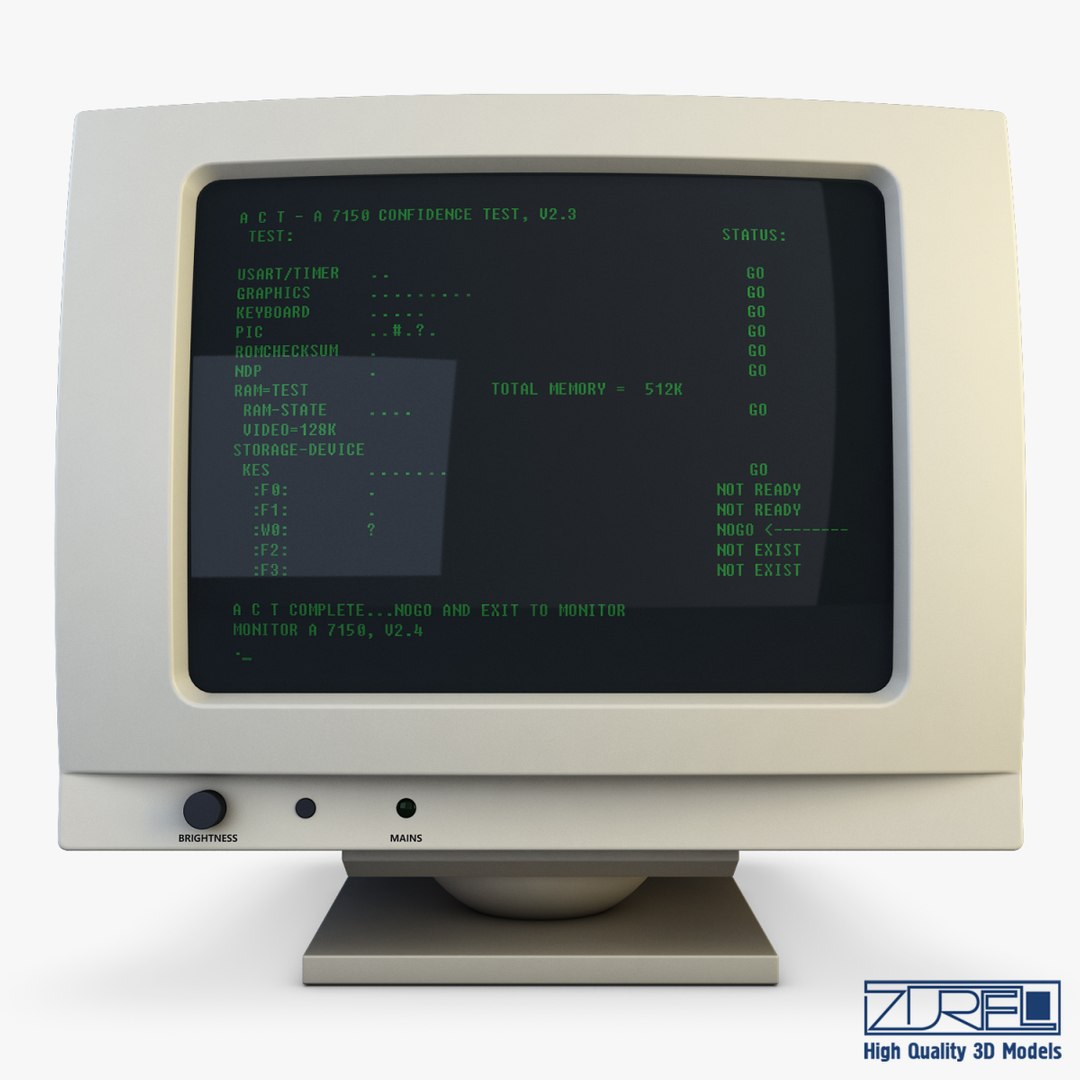 Monitor v 1 3D model - TurboSquid 1211044