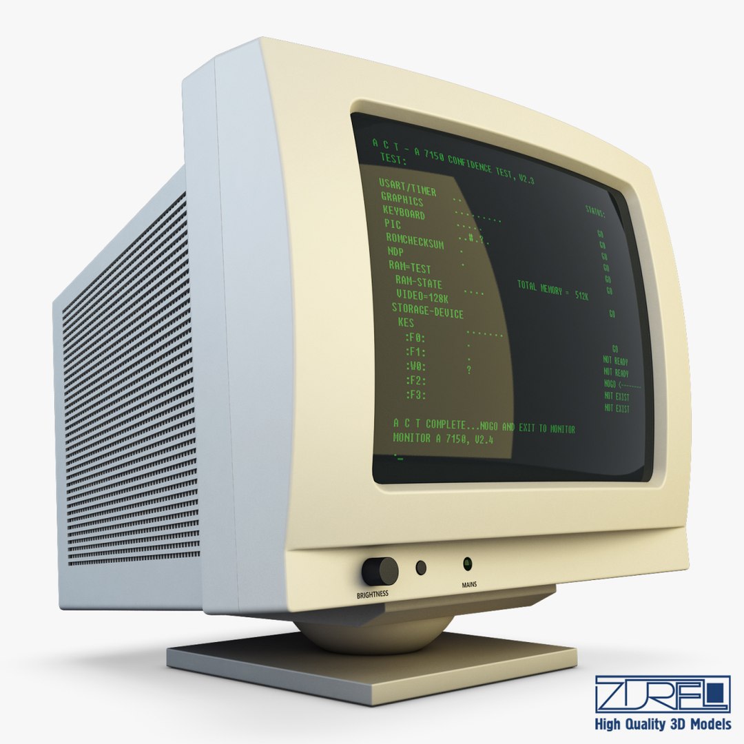 Monitor v 1 3D model - TurboSquid 1211044