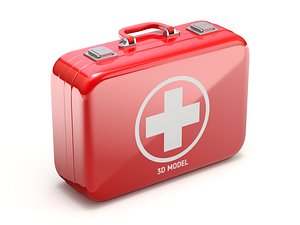 3D aid kit case model