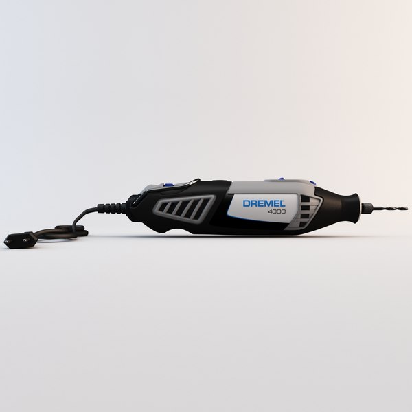 dremel 4000 rotary tool 3d model