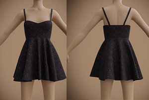 Spaghetti strap valentine dress