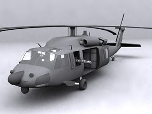 3d mh-60 blackhawk model