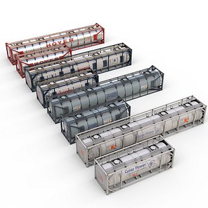 Tank Containers 3D model