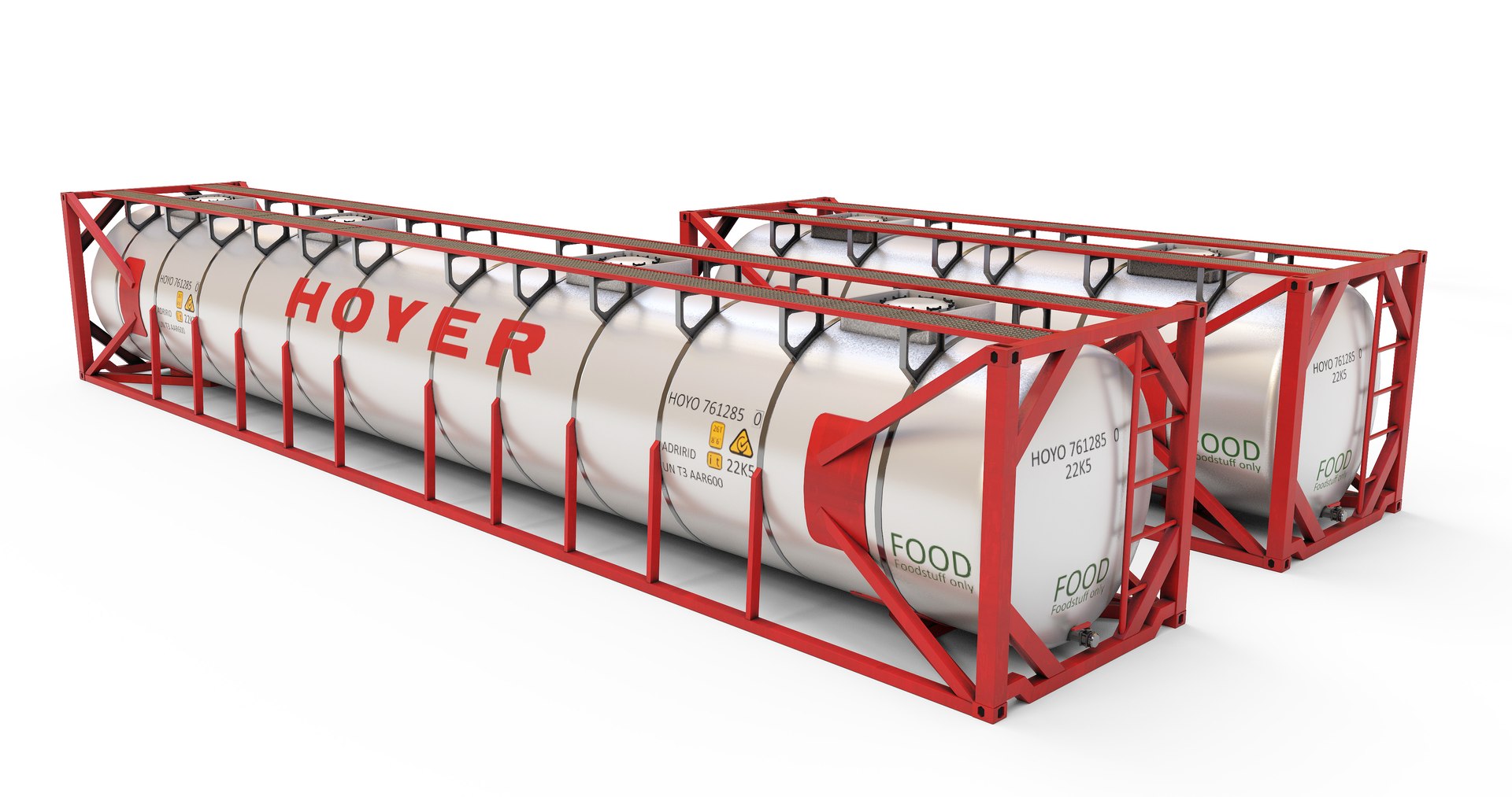 Tank Containers 3D Model - TurboSquid 2188748