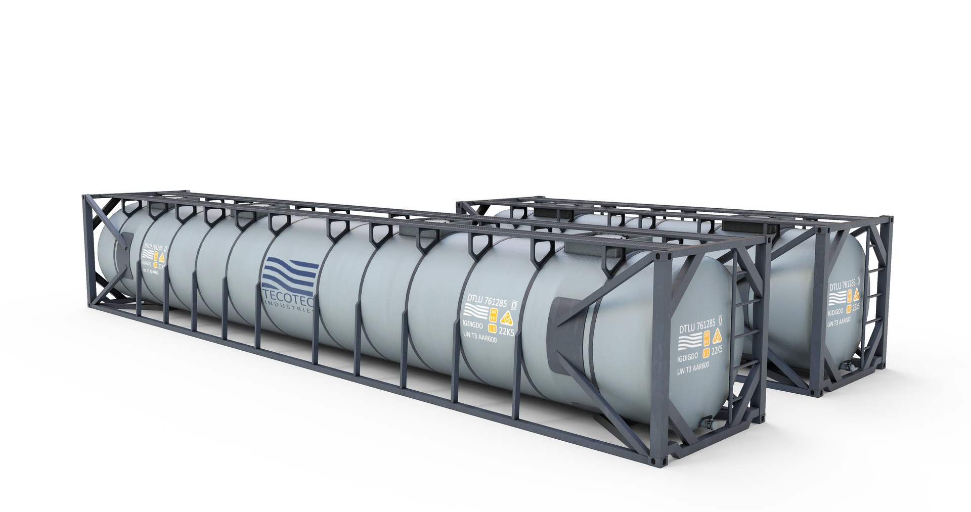 Tank Containers 3D Model - TurboSquid 2188748