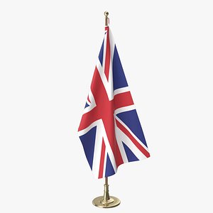 united kingdom office flag 3D model