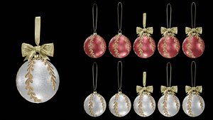 Christmas ornaments style 11 3D model