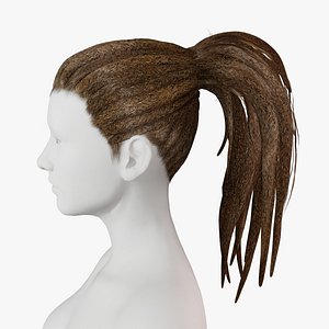 3D Realistic Dreads Hair Rasta