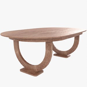 Oval Shaped Dining Table