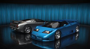Bugatti-EB110-SS model