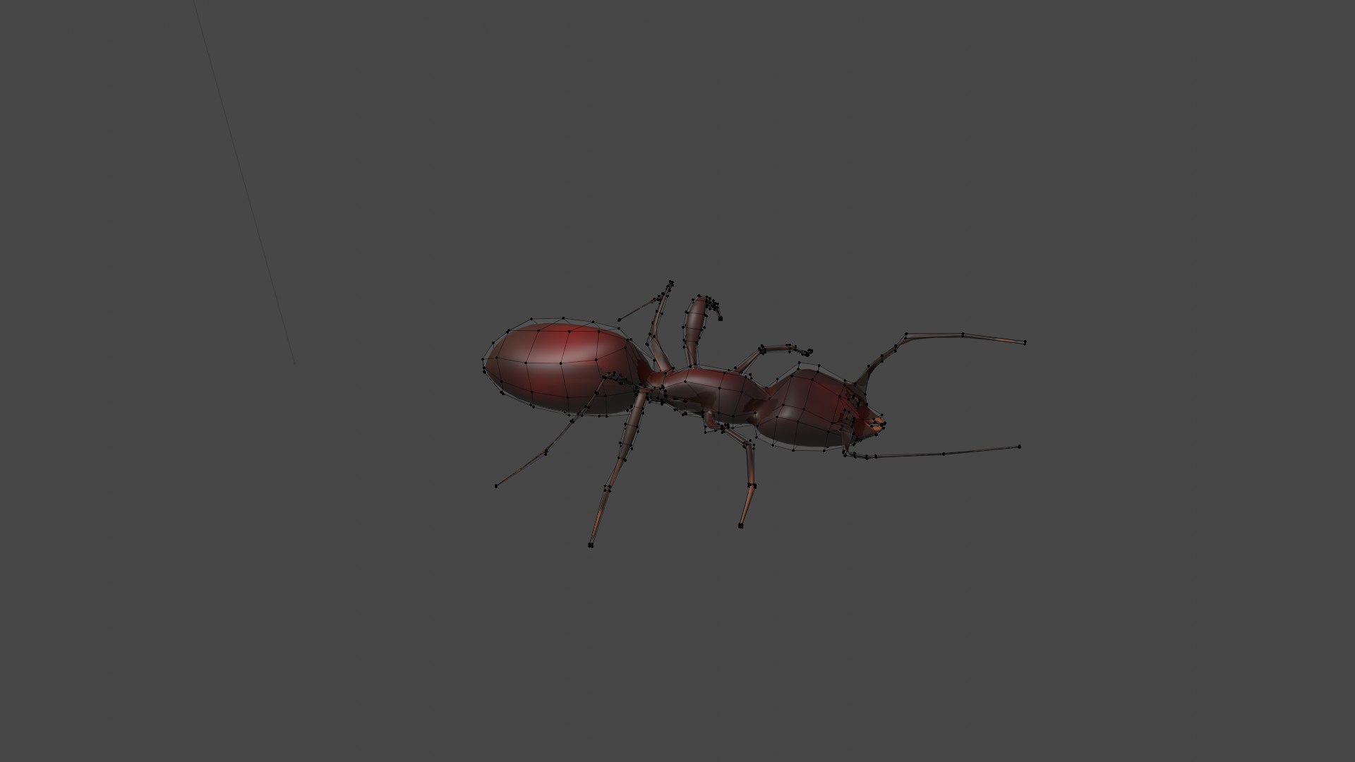 Low Poly Red Ant 3D Model - TurboSquid 2098938