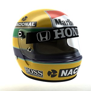 Ayrton Senna Helmet 1988