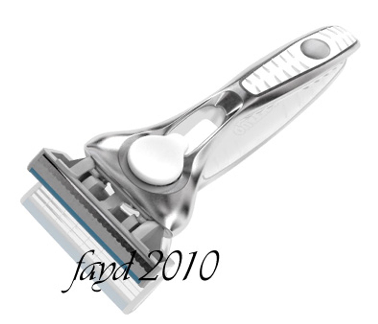 New Schick Quattro Razor 3d Model