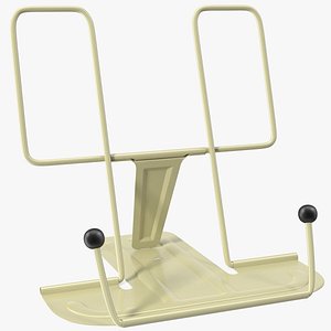 Folding Metal Book Stand Yellow