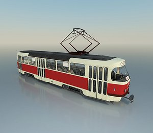 tatra t3d t3 tram 3D