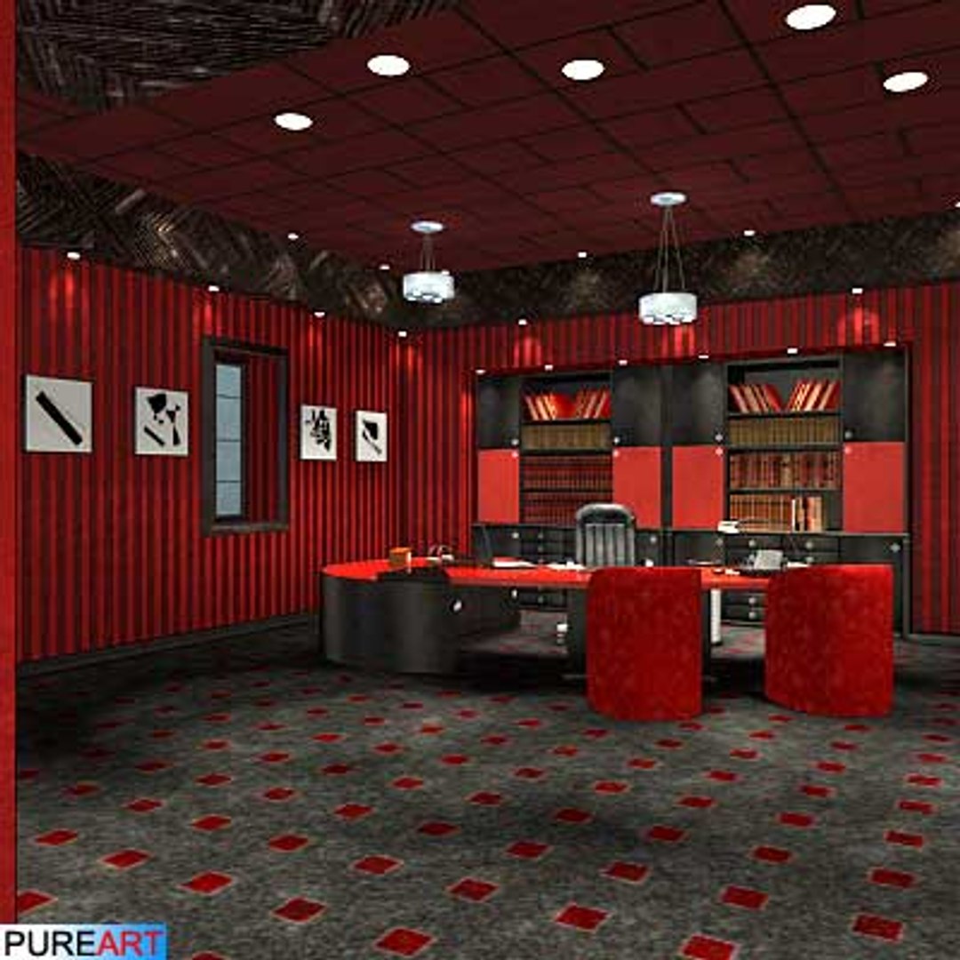 Office Interior 3d Model