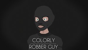 Colorly - Robber Guy - Game Ready - Rigged - Customizable
