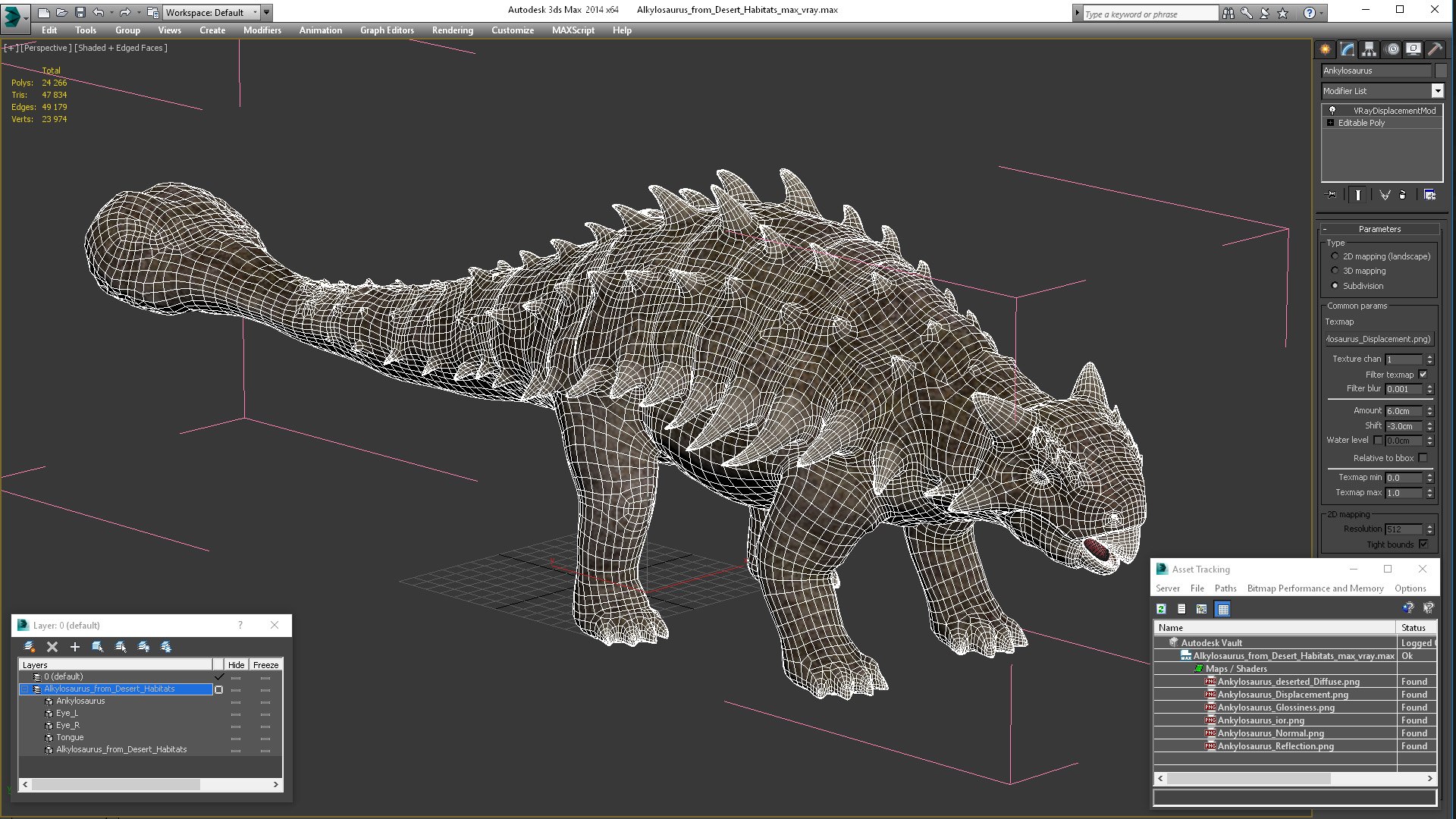 3D Alkylosaurus from Desert Habitats https://p.turbosquid.com/ts-thumb/fQ/31ZhjI/tq/alkylosaurusfromdeserthabitats3dsmodel022/jpg/1704211385/1920x1080/fit_q87/20ff2c438f9f8c292ee074590134692b3536380c/alkylosaurusfromdeserthabitats3dsmodel022.jpg