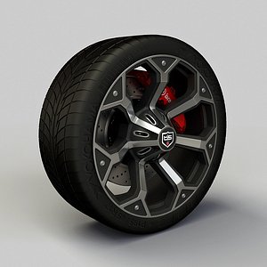 3d tis17 rim tyre model