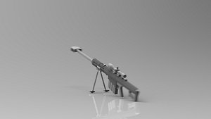 3d model barrett m82