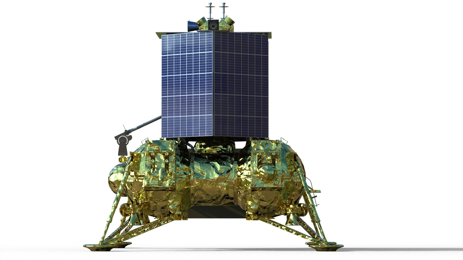 3D Luna 25 Luna globe lander model - TurboSquid 2109059