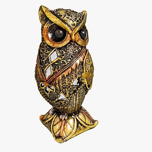 Owl statue 3D model