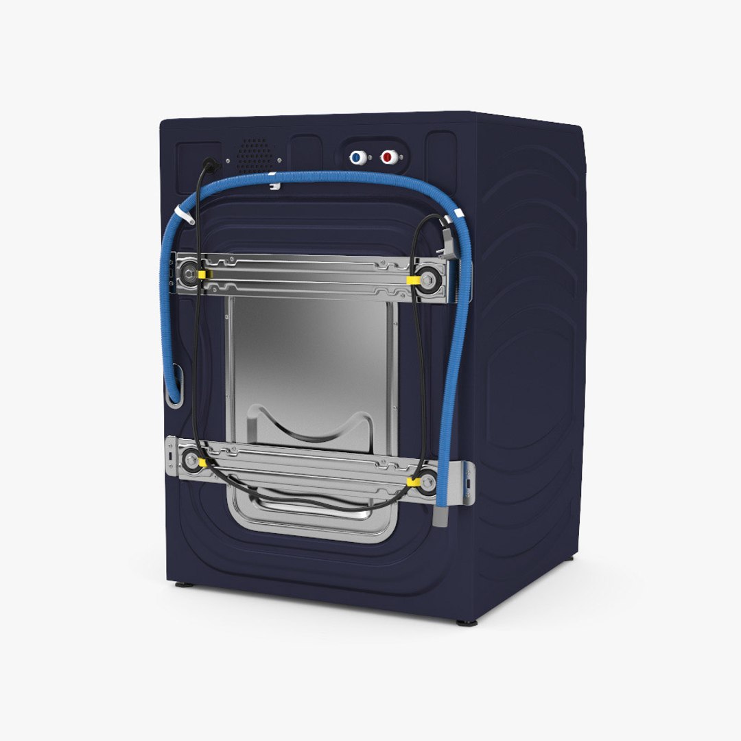 GE GFW850SPNRS Front Load Washing Machine 3D Model TurboSquid 2076569