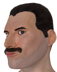 3D freddie mercury model