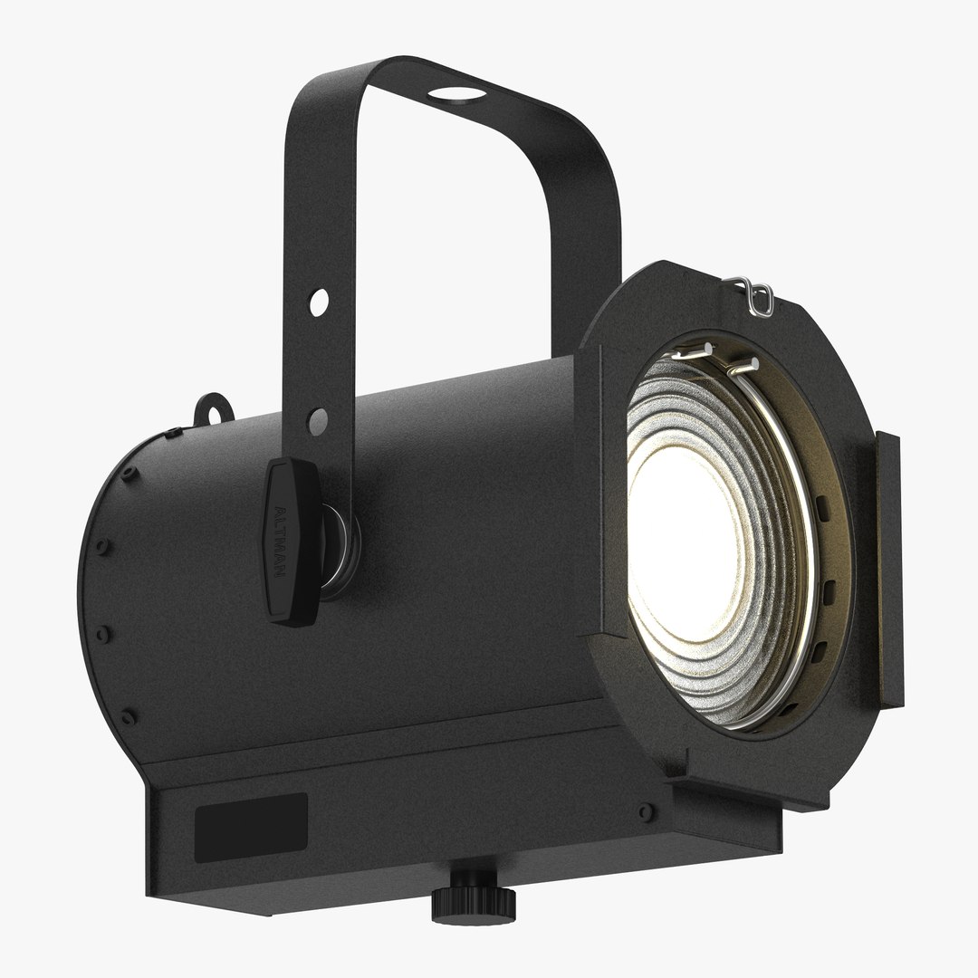 Fresnel Strand LED Light Generic 3D model preview