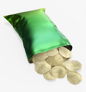 mockup folds potato model