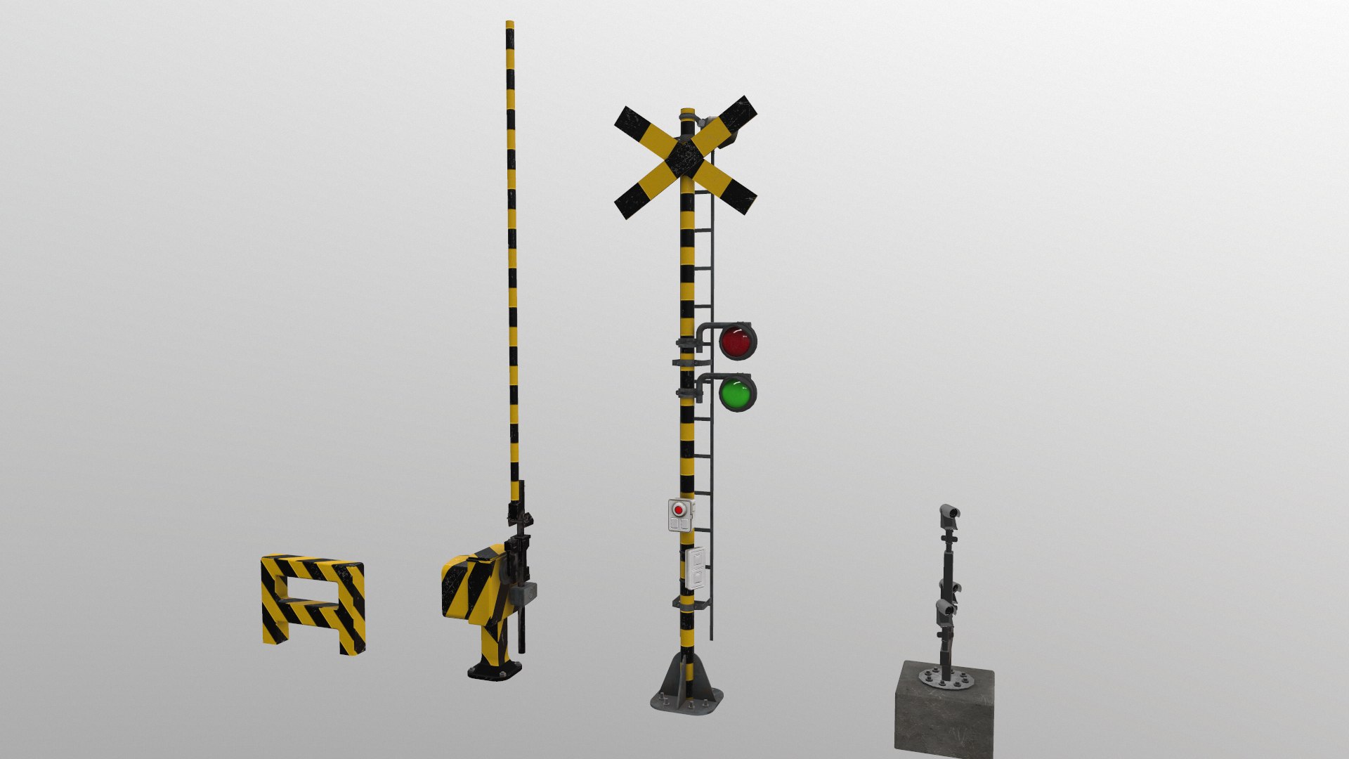 3D Model Japan Train Railway Signalling - TurboSquid 1916233