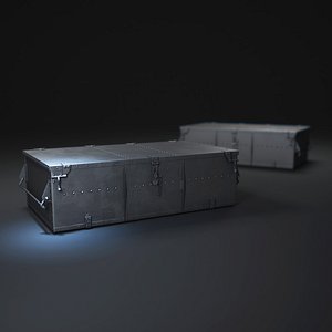 3d voyager-trunk-coffee-table model