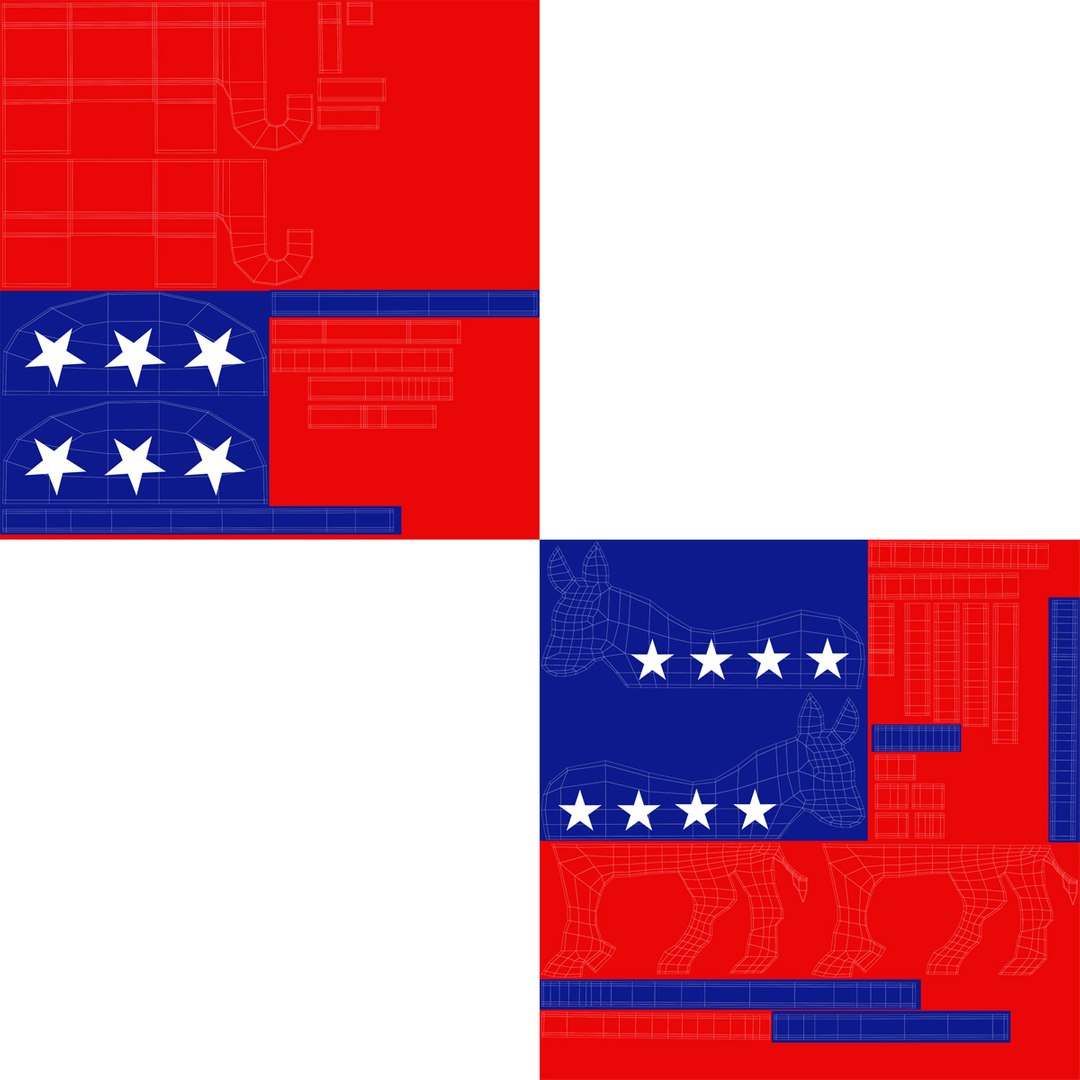 3D model USA Symbols Party  Logos https://p.turbosquid.com/ts-thumb/fQ/iYCBMg/K2/sanstitre1/jpg/1666865601/1920x1080/fit_q87/4d5858a19cff0754318fff58107512a628106df4/sanstitre1.jpg
