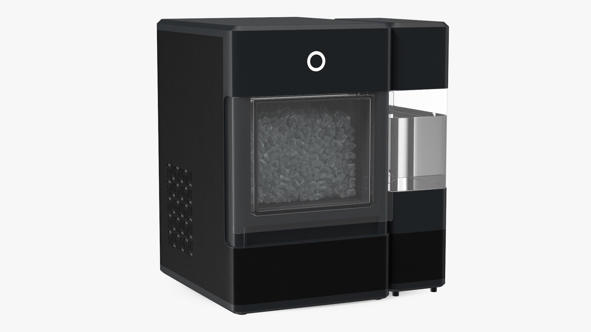 Portable Nugget Ice Maker Machine Black 3D model preview