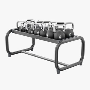 3D Technogym Kettlebell Storage