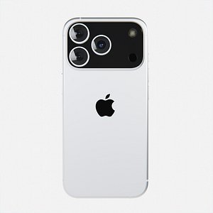 3D Apple iPhone 17 Pro White model