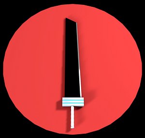 cloud sword 3D model