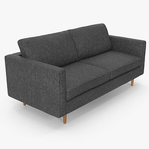 Loveseat - Grey 3D model