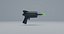 Ray gun with 6 textures