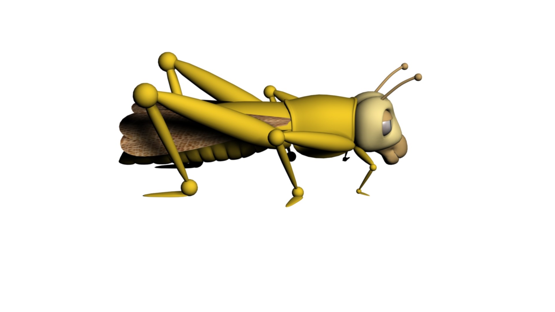 Locust Cartoon 3D - TurboSquid 2014738